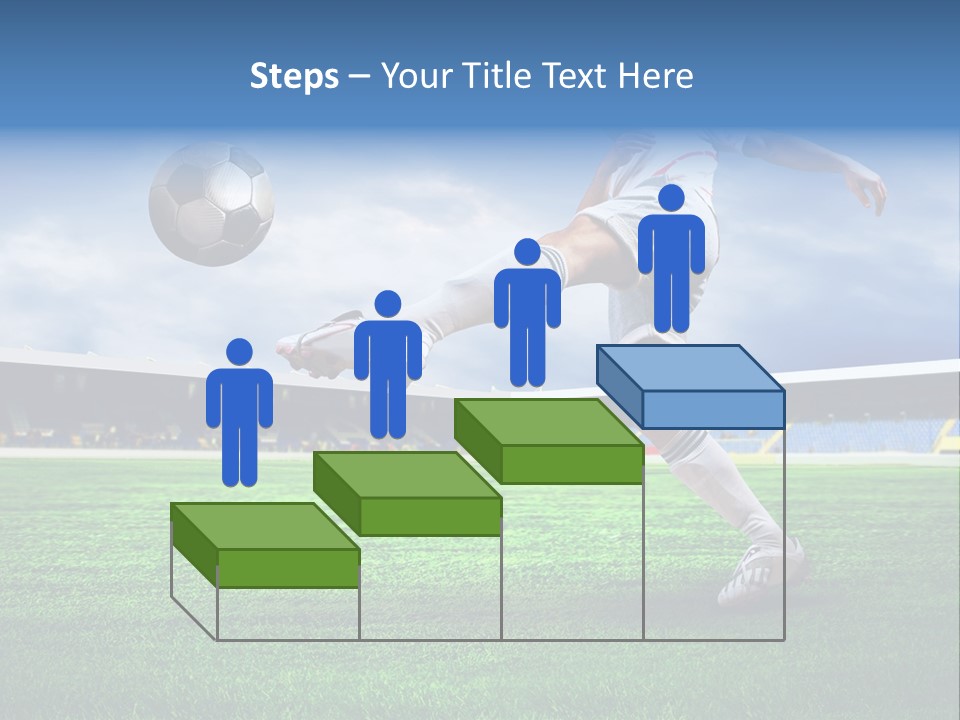 Football Stadium Field PowerPoint Template