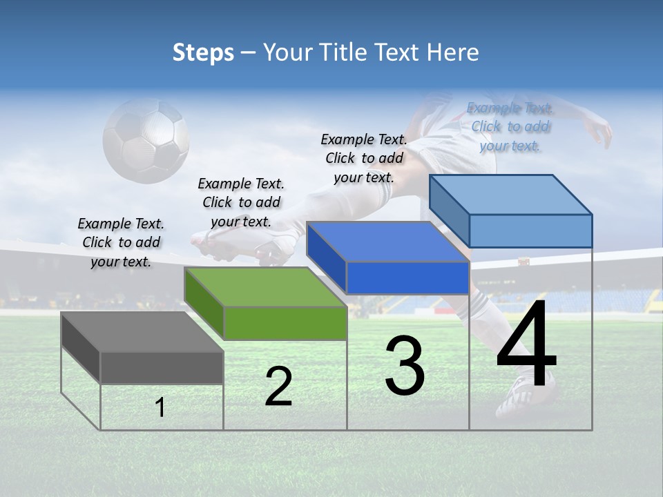 Football Stadium Field PowerPoint Template