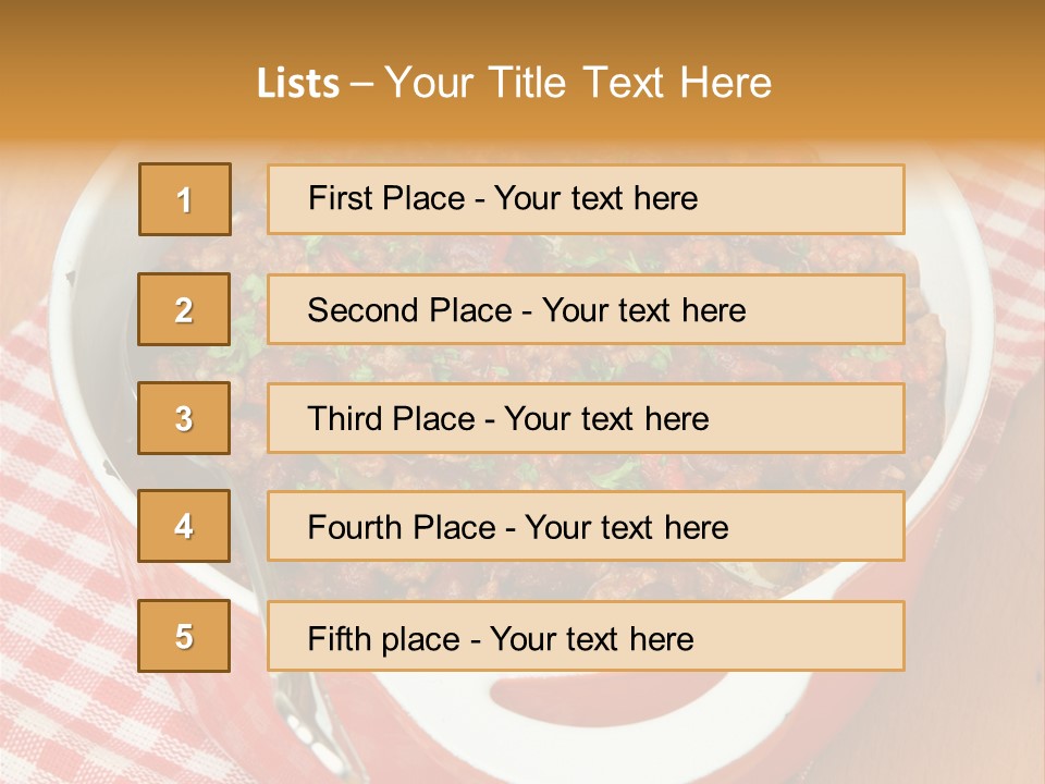 Chilli Con Carne Clip Art PowerPoint Template