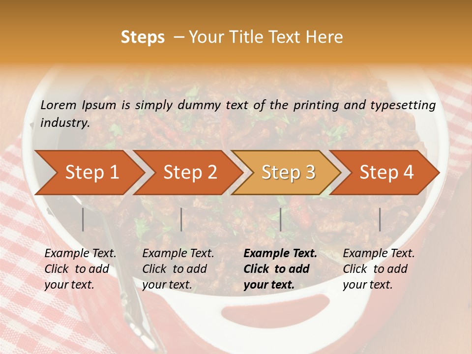 Chilli Con Carne Clip Art PowerPoint Template