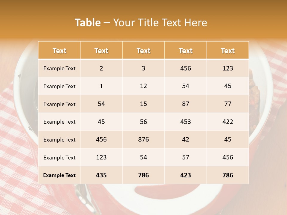 Chilli Con Carne Clip Art PowerPoint Template