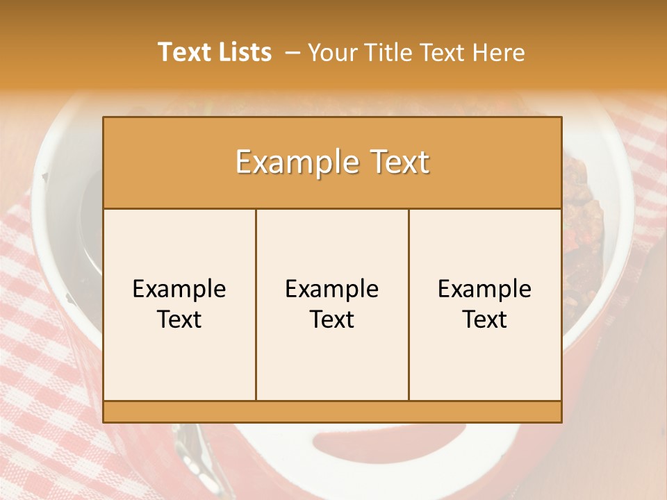 Chilli Con Carne Clip Art PowerPoint Template