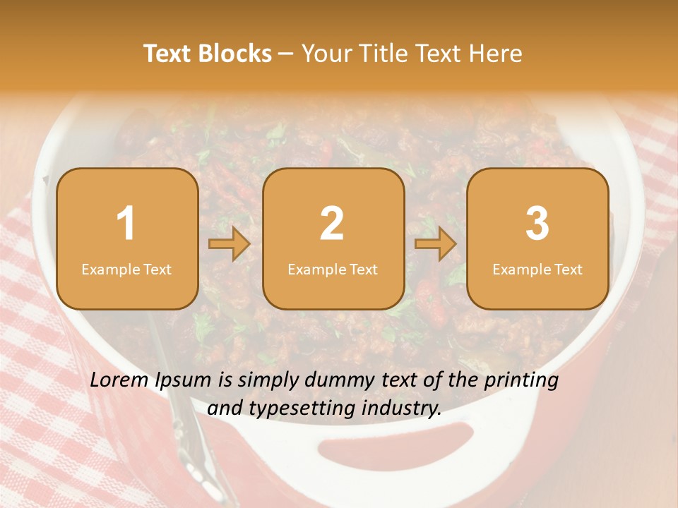 Chilli Con Carne Clip Art PowerPoint Template