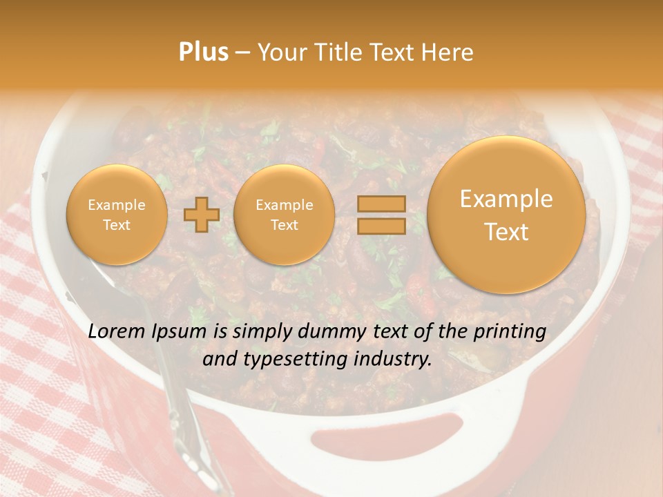 Chilli Con Carne Clip Art PowerPoint Template