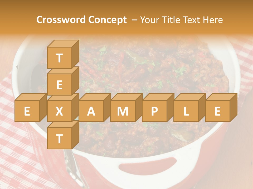 Chilli Con Carne Clip Art PowerPoint Template