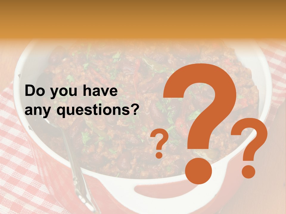 Chilli Con Carne Clip Art PowerPoint Template