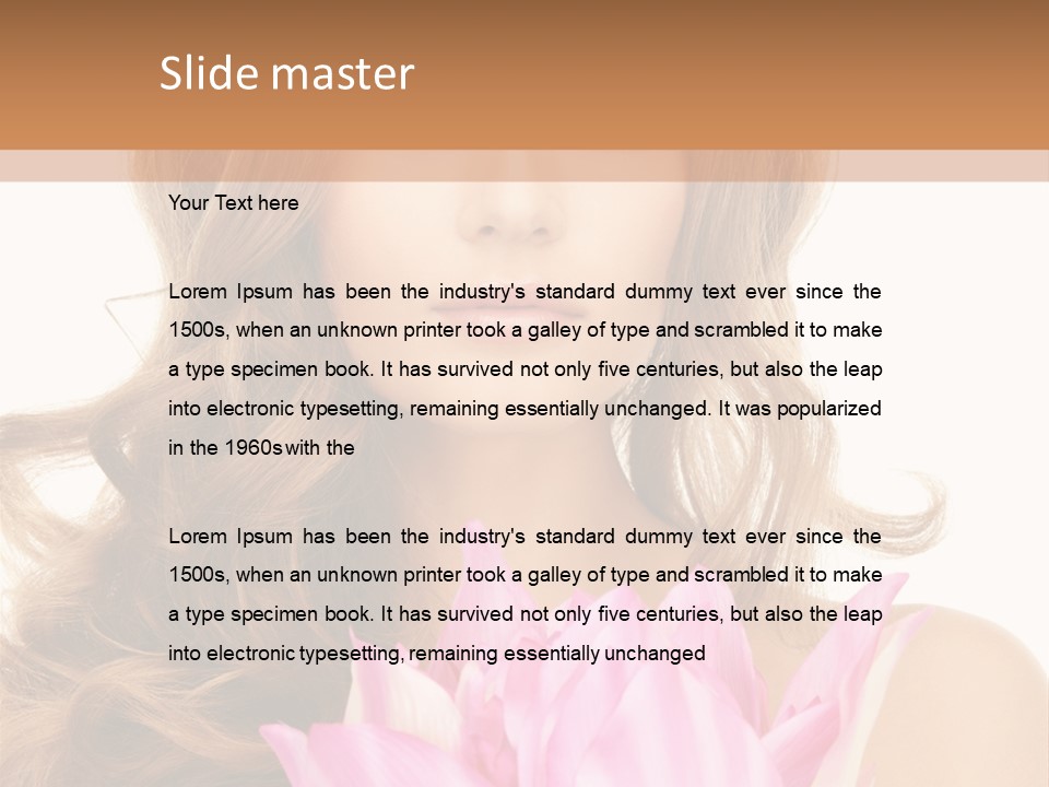 Wellness Natural Visage PowerPoint Template