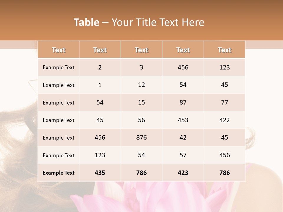 Wellness Natural Visage PowerPoint Template