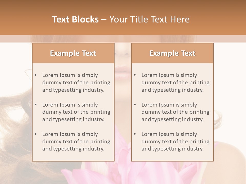 Wellness Natural Visage PowerPoint Template