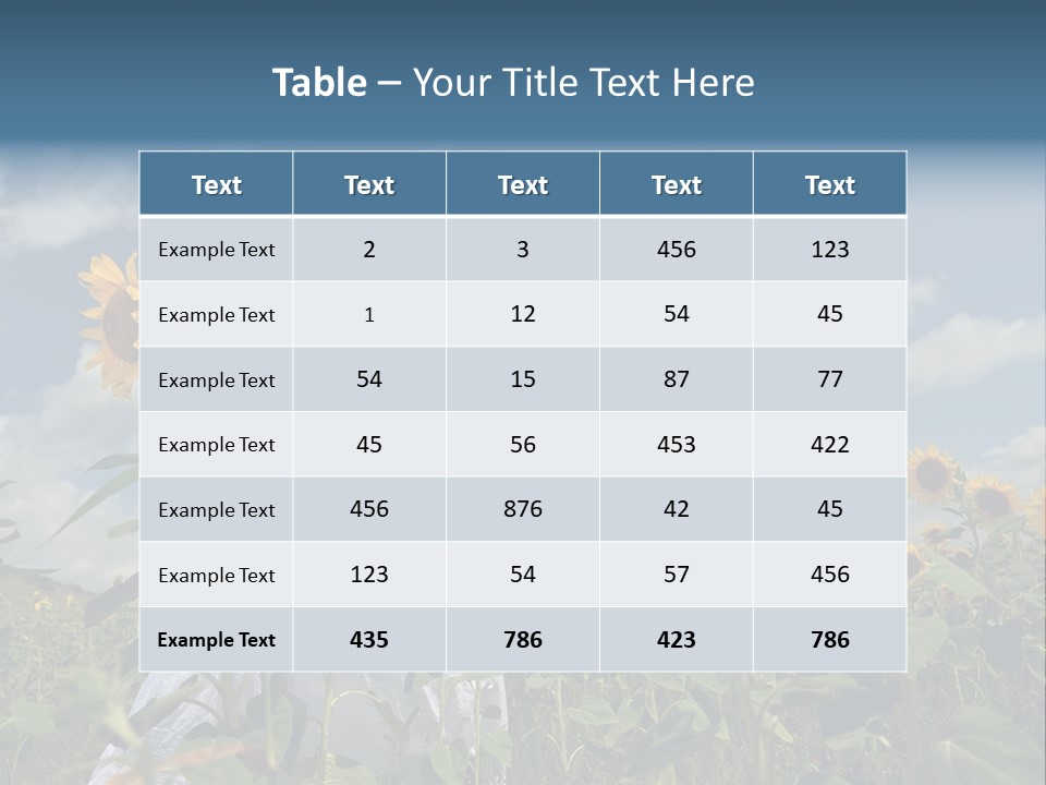 Nature Alone Cereal PowerPoint Template