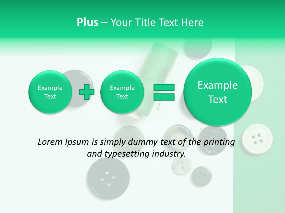 Sew Skill Thread PowerPoint Template