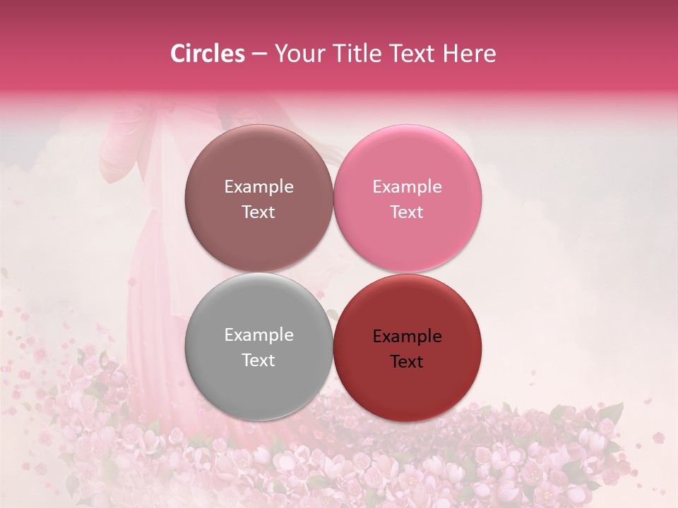 Flower Boat PowerPoint Template