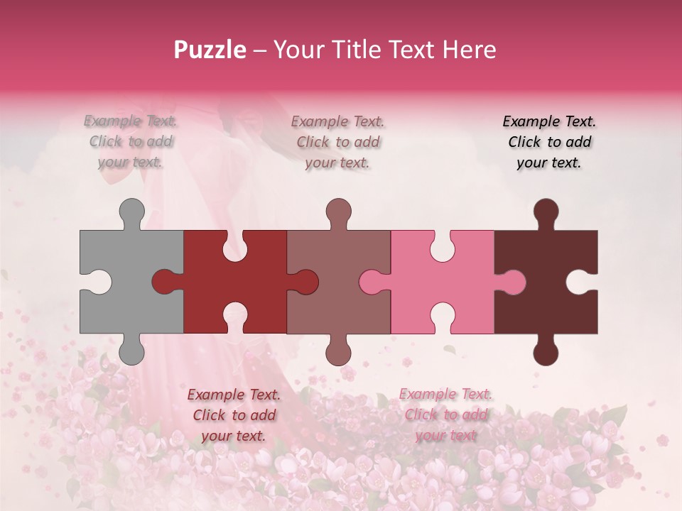 Flower Boat PowerPoint Template
