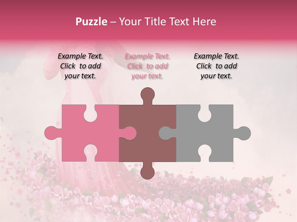 Flower Boat PowerPoint Template