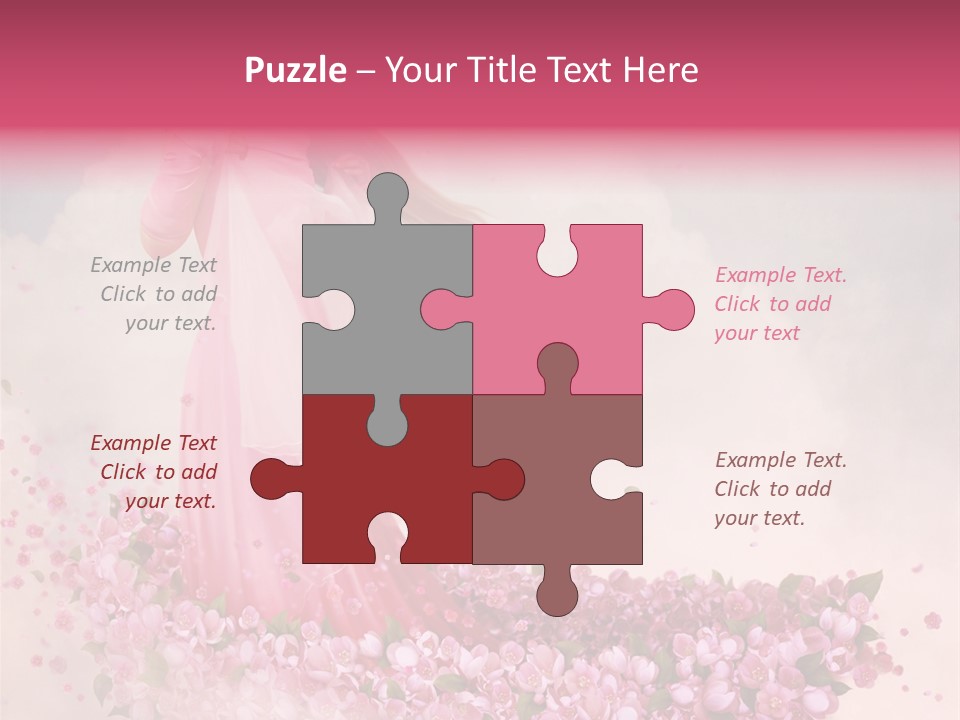 Flower Boat PowerPoint Template