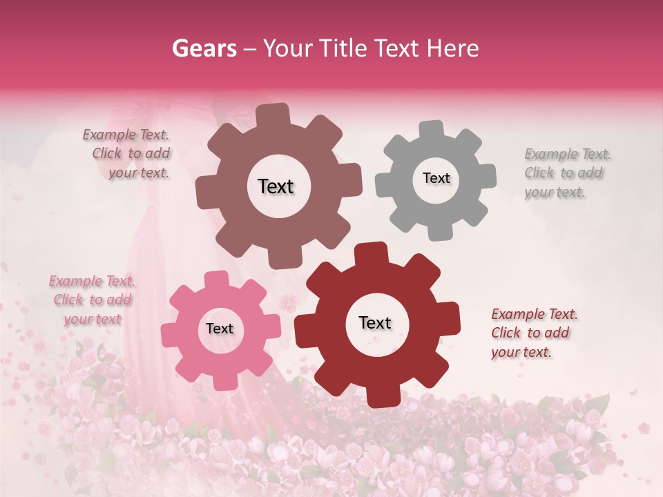 Flower Boat PowerPoint Template