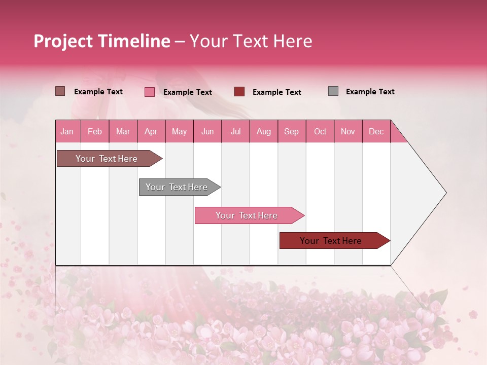 Flower Boat PowerPoint Template