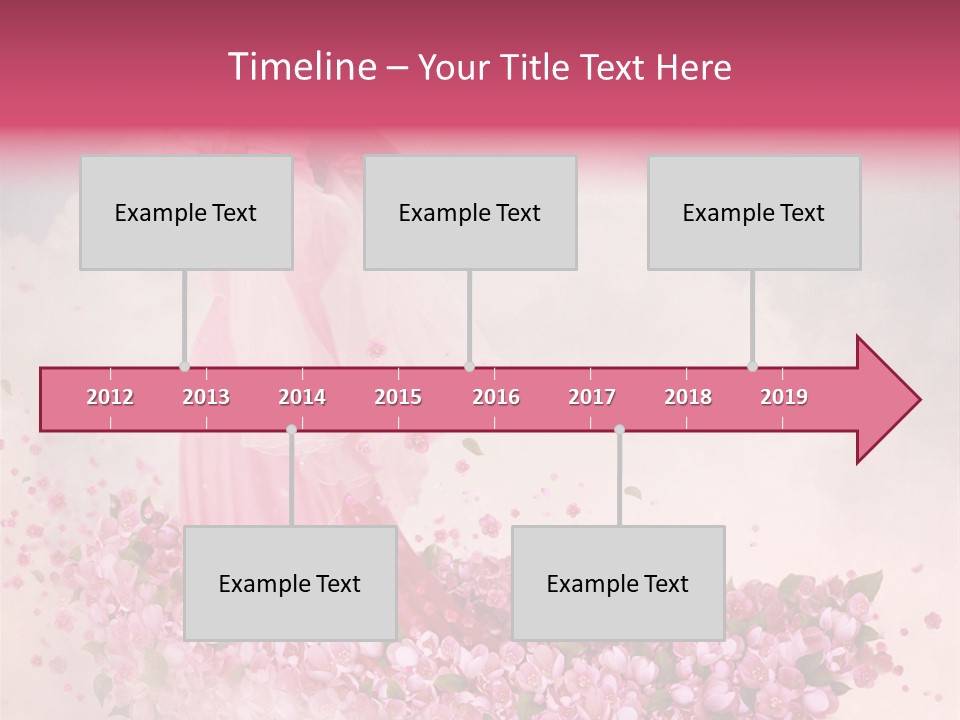 Flower Boat PowerPoint Template