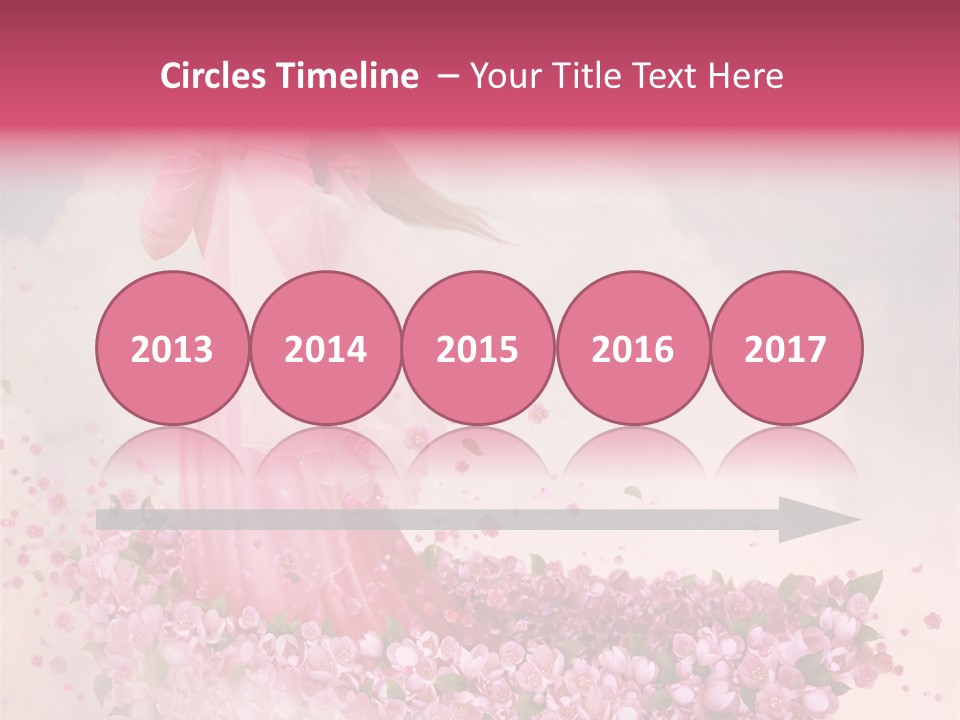 Flower Boat PowerPoint Template