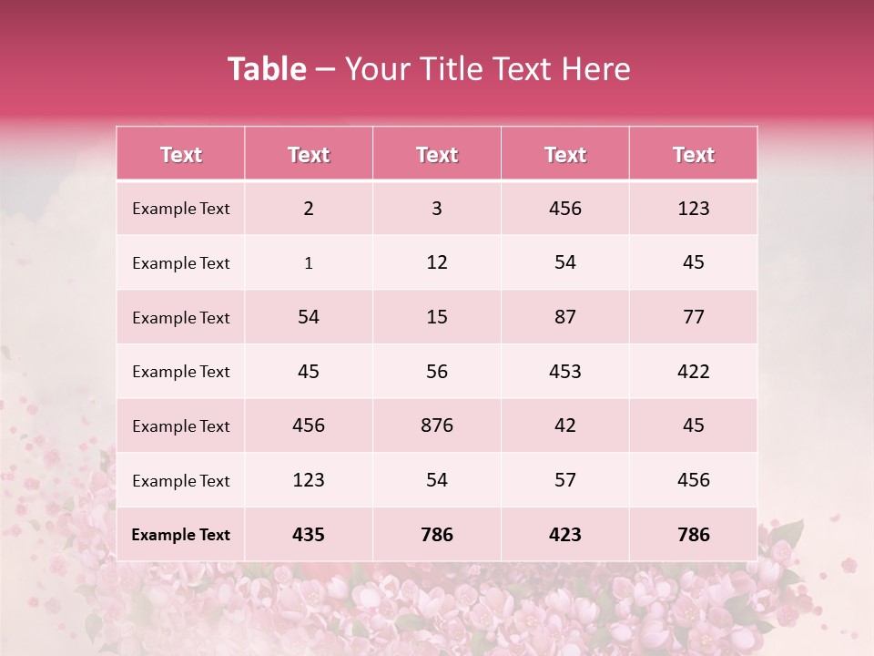 Flower Boat PowerPoint Template