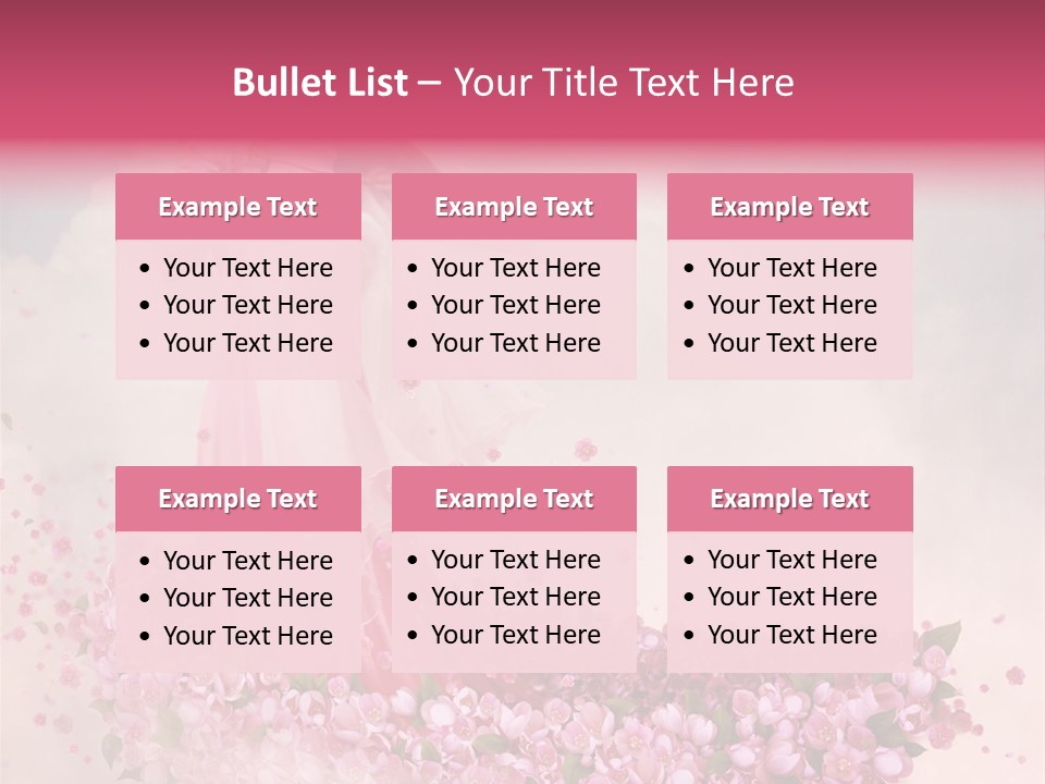 Flower Boat PowerPoint Template