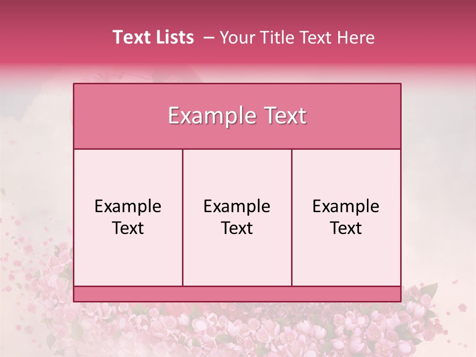 Flower Boat PowerPoint Template