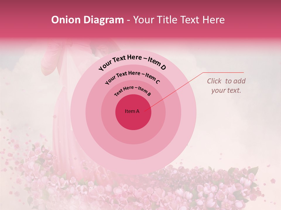 Flower Boat PowerPoint Template