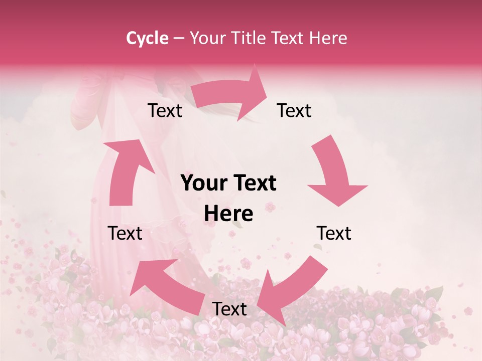 Flower Boat PowerPoint Template