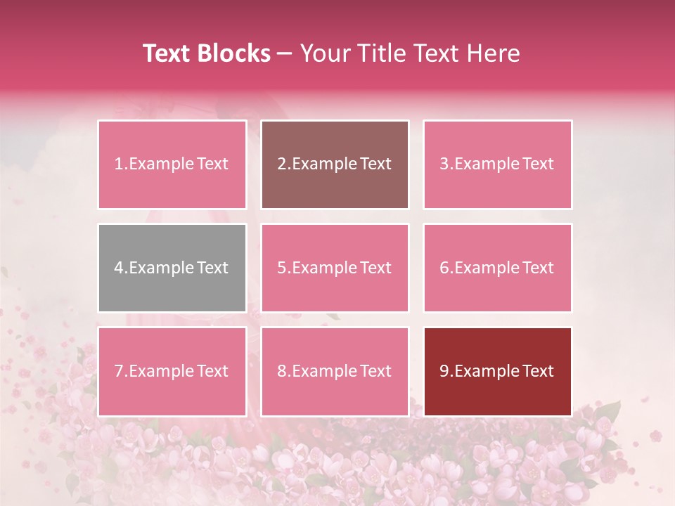 Flower Boat PowerPoint Template