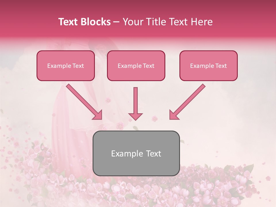 Flower Boat PowerPoint Template