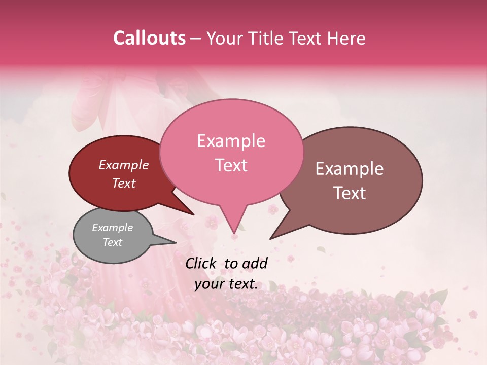 Flower Boat PowerPoint Template