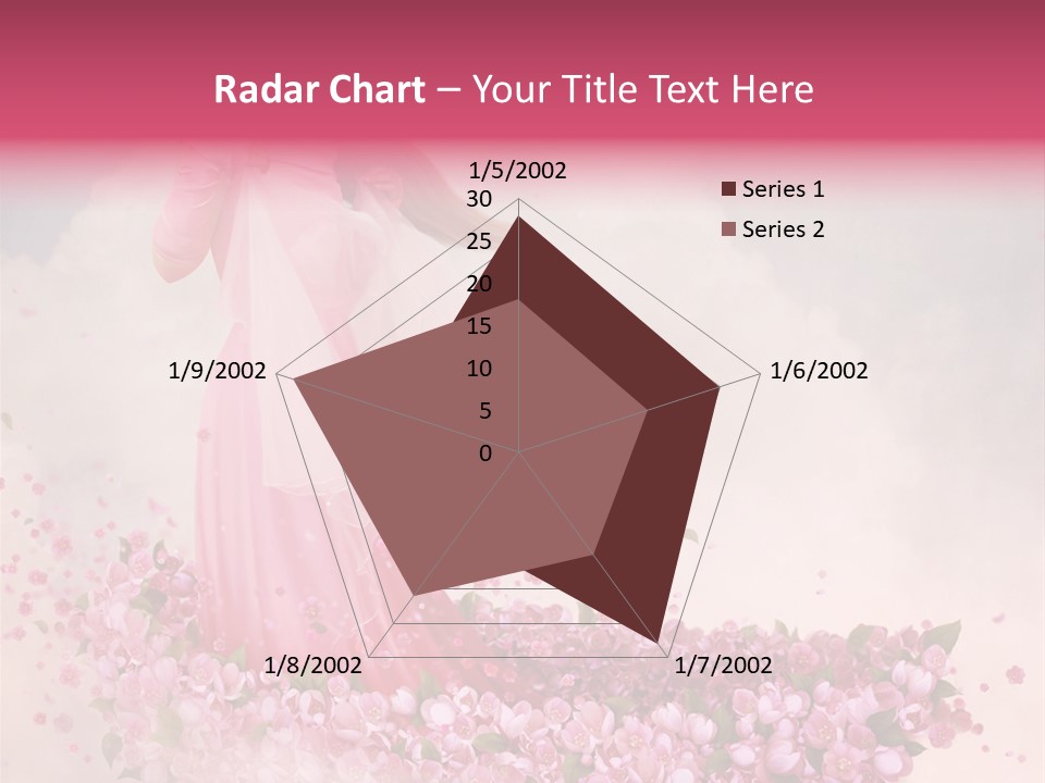 Flower Boat PowerPoint Template