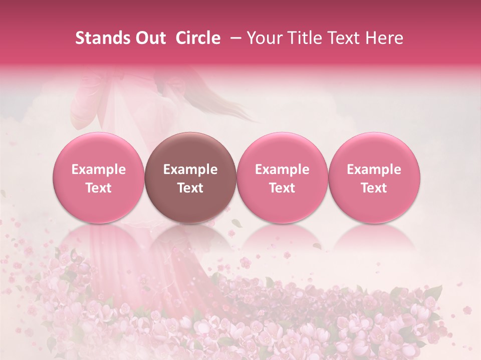 Flower Boat PowerPoint Template