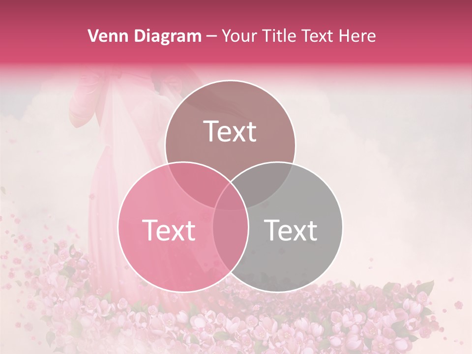 Flower Boat PowerPoint Template