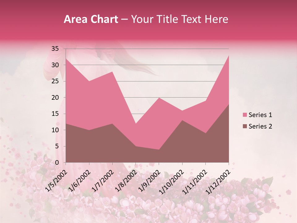 Flower Boat PowerPoint Template