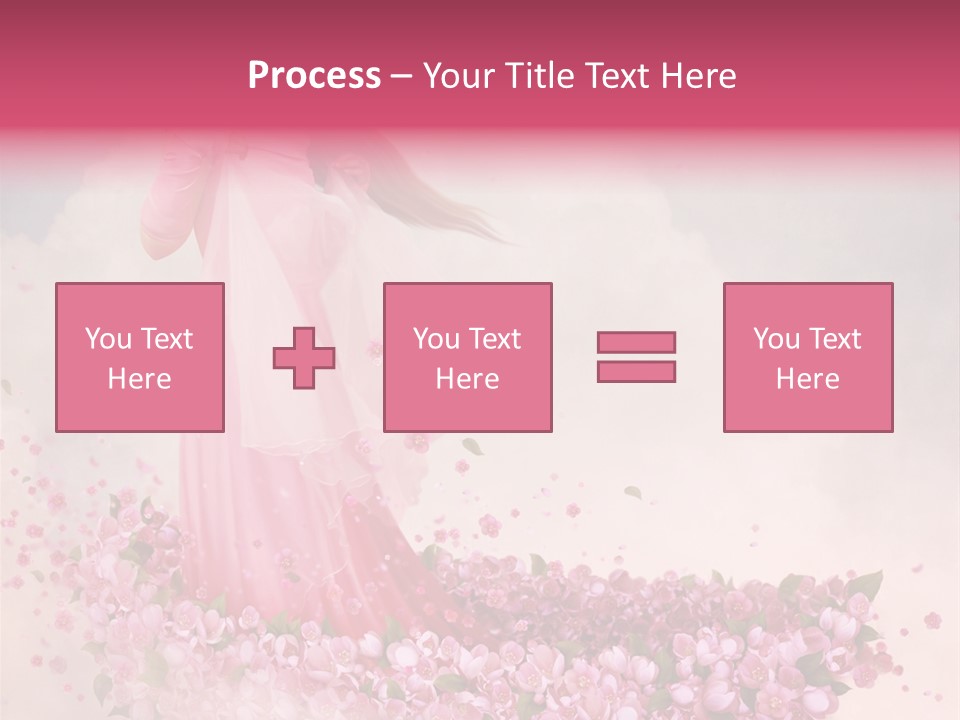 Flower Boat PowerPoint Template