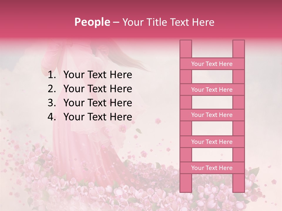 Flower Boat PowerPoint Template