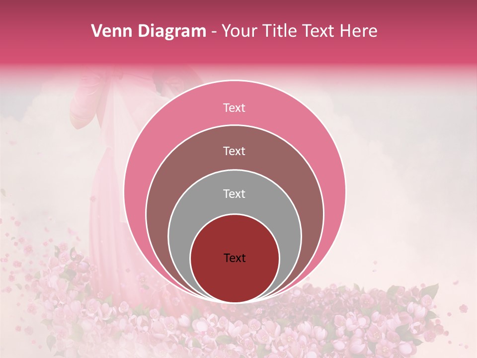 Flower Boat PowerPoint Template