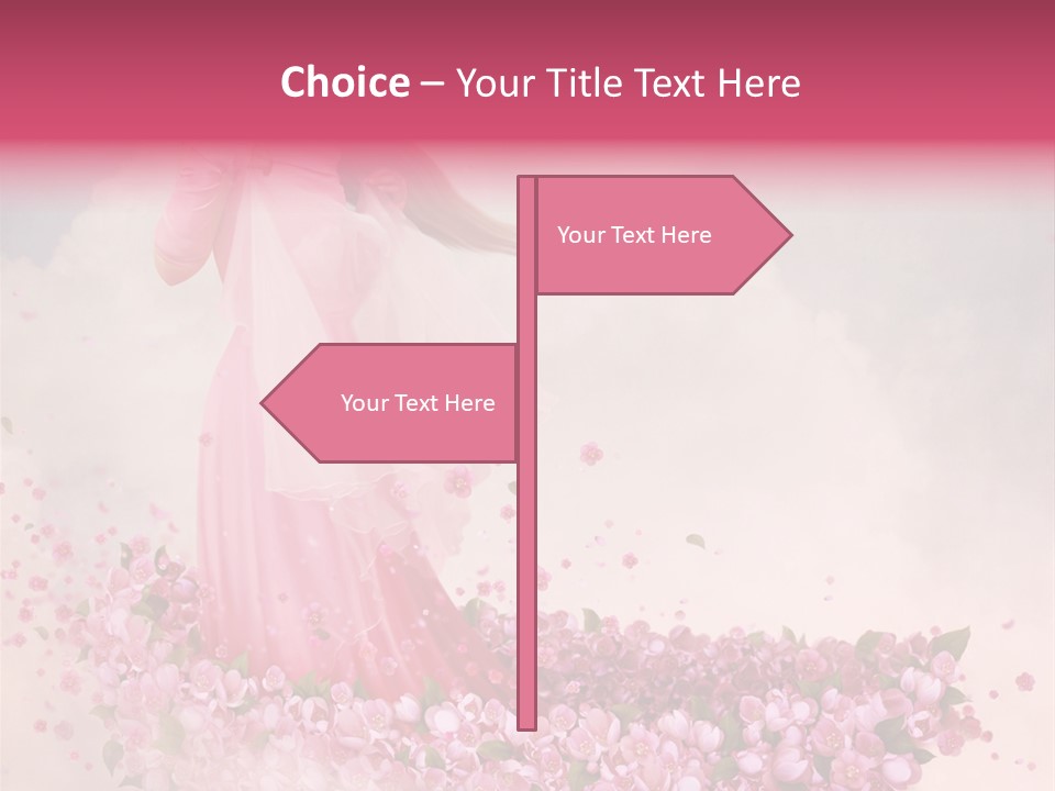 Flower Boat PowerPoint Template