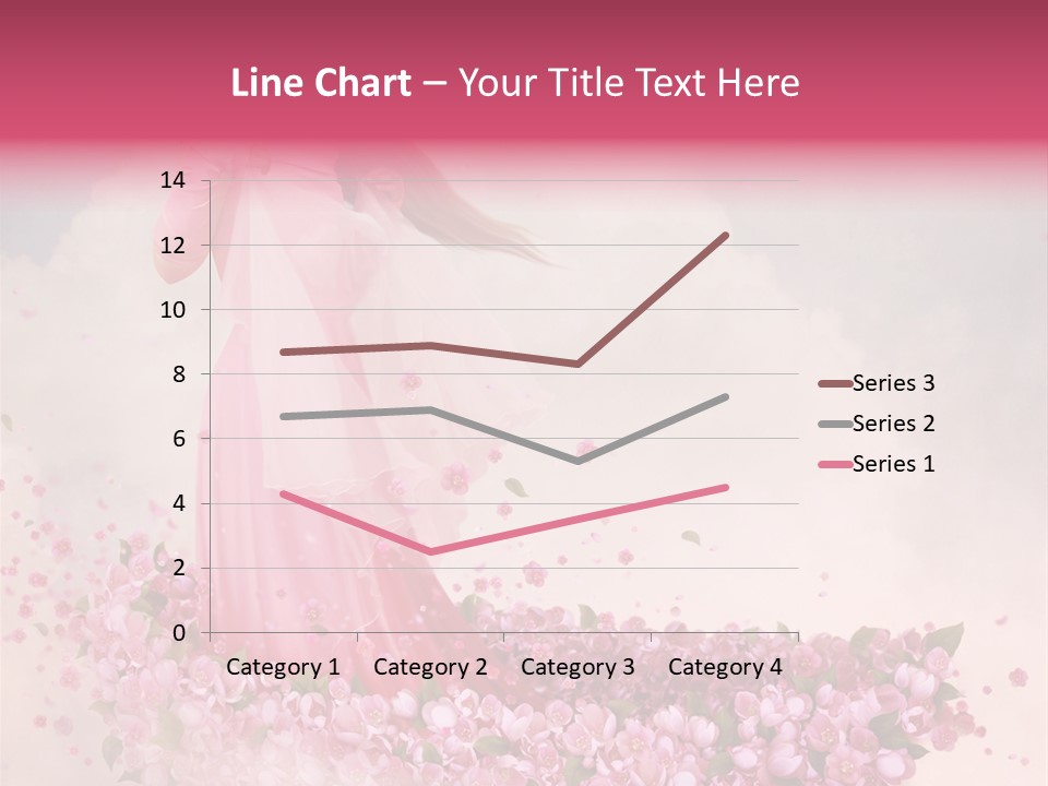 Flower Boat PowerPoint Template