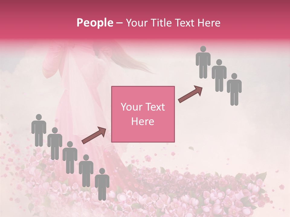 Flower Boat PowerPoint Template