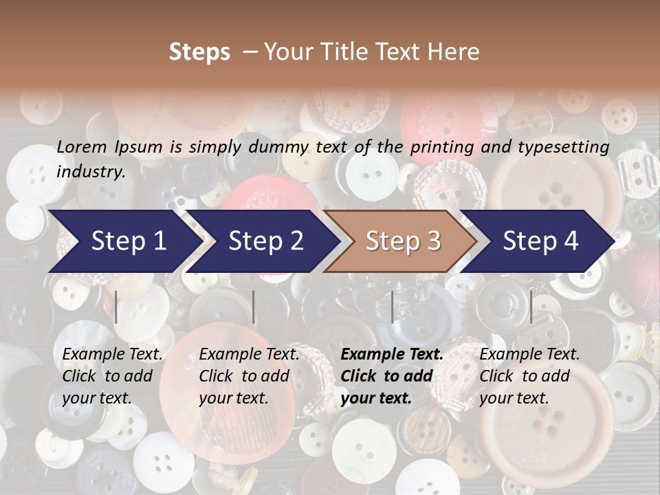 Hand Tailor Color PowerPoint Template