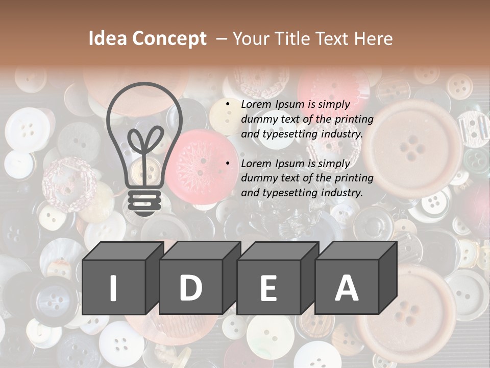 Hand Tailor Color PowerPoint Template