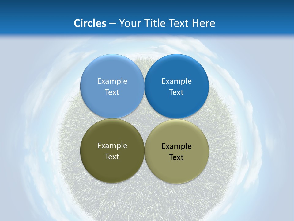 Lawn Romantic Fantasy PowerPoint Template