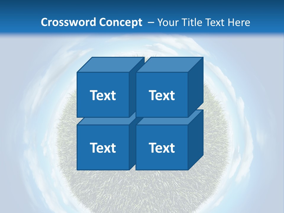 Lawn Romantic Fantasy PowerPoint Template