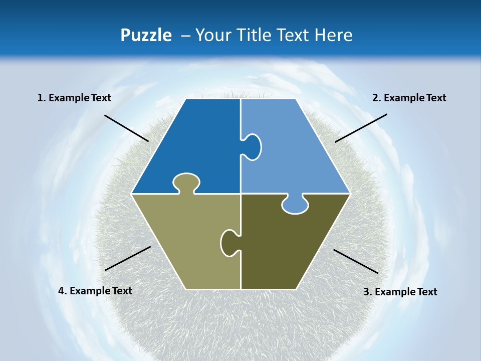 Lawn Romantic Fantasy PowerPoint Template