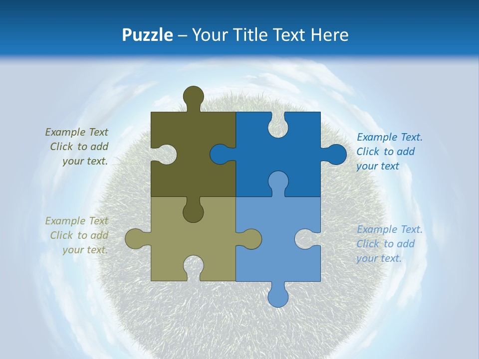 Lawn Romantic Fantasy PowerPoint Template