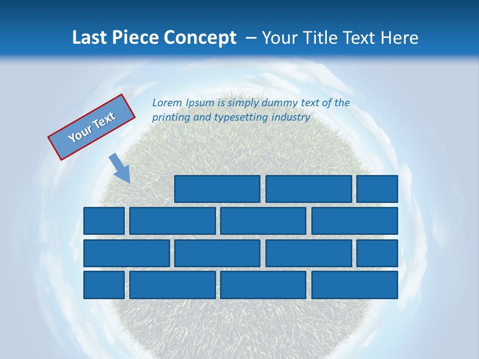 Lawn Romantic Fantasy PowerPoint Template