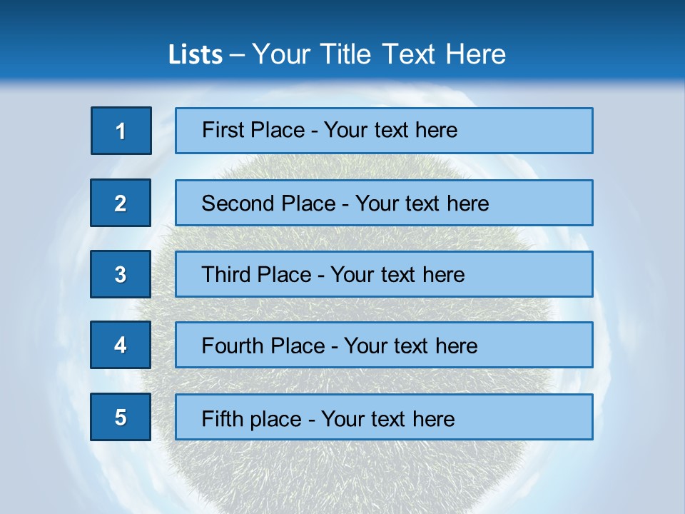 Lawn Romantic Fantasy PowerPoint Template