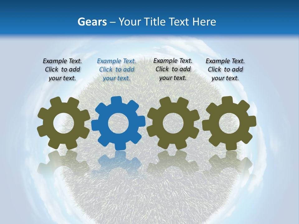 Lawn Romantic Fantasy PowerPoint Template